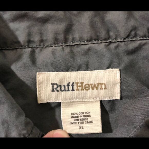 Ruff Hewn Men’s Gray Shirt Size XL - Picture 3 of 5